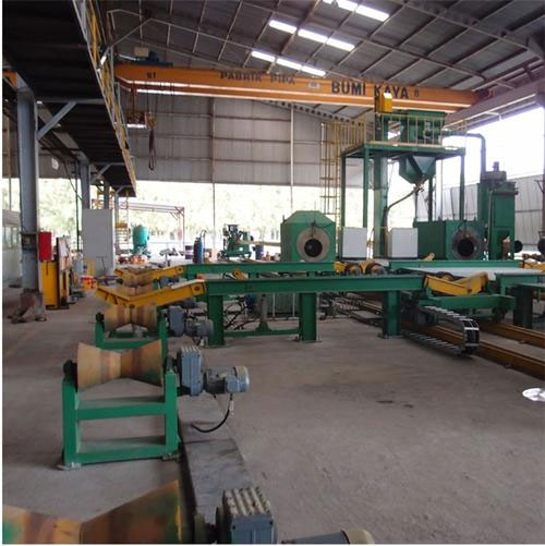 钢管内壁抛丸机组装车间